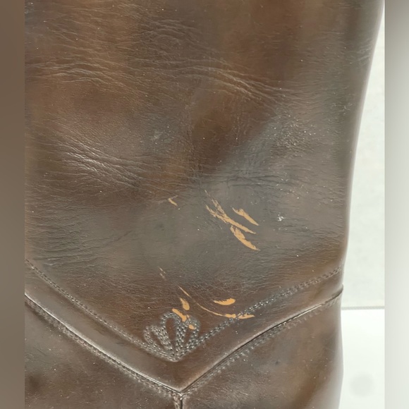 Vintage Moulded Construction zip calf riding boot-size 7-Sherpa lined - Picture 9 of 13